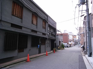 堺市籠乳守遊郭の現地記録写真