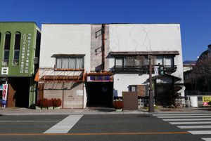 甲府市穴切遊郭の現地記録写真